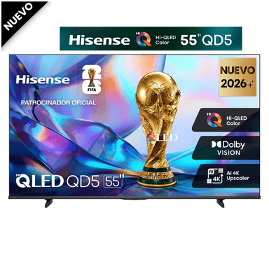 TELEVISOR SMART TV HISENSE 4K ULTRA HD 55” 55QD5SV - 1