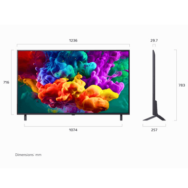 TELEVISOR LG SMART TV 55 MINILED QNED UHD 4K 55QNED65BSA + CONTROL MAGIC AI 2026 - 3