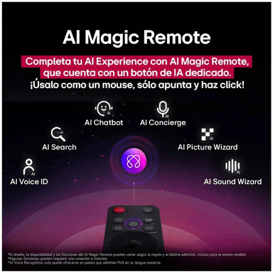 TELEVISOR SMART TV LG QNED 4K 50' 50QNED70ASA CON THINQ AI + CONTROL MAGIC - 6