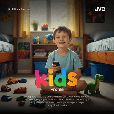 TELEVISOR JVC 43' QLED FHD GOOGLE TV LT-43KM4584 SMART TV - 8