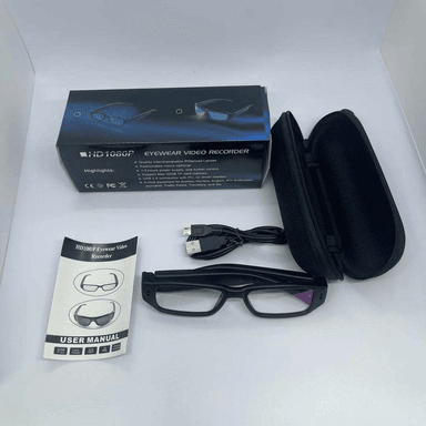 LENTES CON CÁMARA HD 1080P RECARGABLE, GRABA VIDEO Y AUDIO DISCRETAMENTE - 3