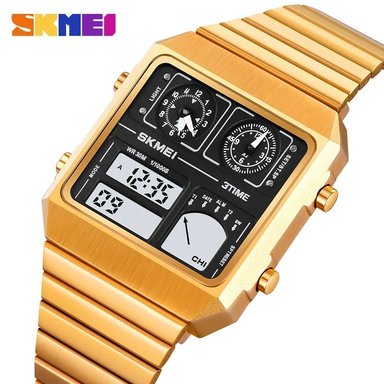 RELOJ SKMEI 2198 CON TEMPERATURA Y TRIPLE HORA