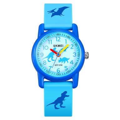 RELOJ SKMEI 2157 CELESTE DINOSAURIO