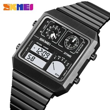 RELOJ SKMEI 2198 CON TEMPERATURA Y TRIPLE HORA