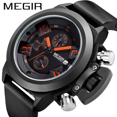 RELOJ HOMBRE MEGIR 2002 ANALÓGICO CON CRONOGRAFO