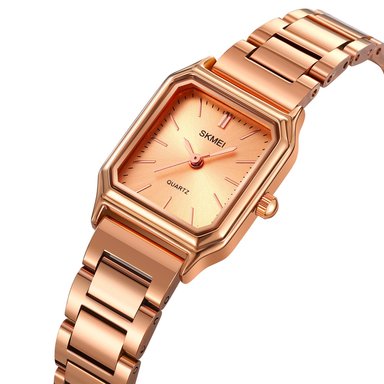 RELOJ SKMEI 2237 ORO ROSA CORREA ACERO PARA MUJER