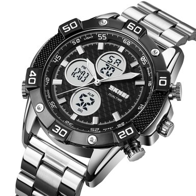 RELOJ SKMEI 1838 PLATEADO CORREA ACERO