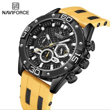 RELOJ NAVIFORCE 8019T AMARILLO PARA CABALLERO