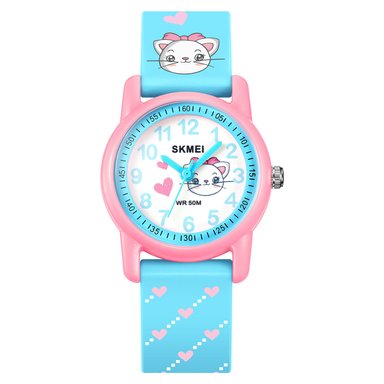 RELOJ SKMEI 2157 CELESTE GATO