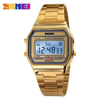 RELOJ SKMEI 1123 DORADO CORREA ACERO