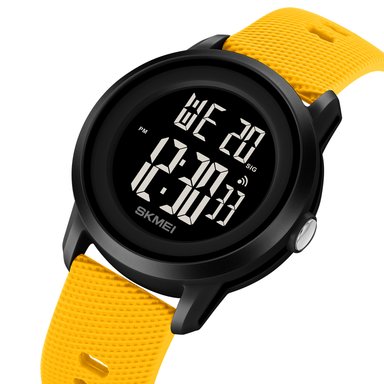 RELOJ SKMEI 2218 AMARILLO CORREA SILICONA PARA NIÑOS