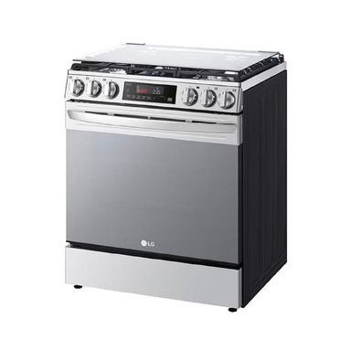 COCINA A GAS LRGL5845S 5 HORNILLAS FREIDORA DE AIRE ACERO INOXIDABLE LG - 4