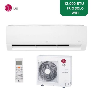 AIRE ACONDICIONADO LG 12 000 BTU WIFI FRÍO SOLO INVERTER VM122CT