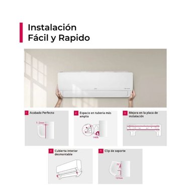 DUALCOOL AIRE ACONDICIONADO INVERTER 24000 BTU FUNCIÓN SOLO FRÍO VM242CT - 5