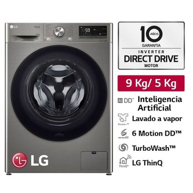 LAVASECA 9KG LAVADO Y 5KG  SECADO, AI DD THINQ WD9PVC4S6
