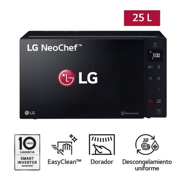 HORNO MICROONDAS MH6536GIS 25L CON EASYCLEAN LG