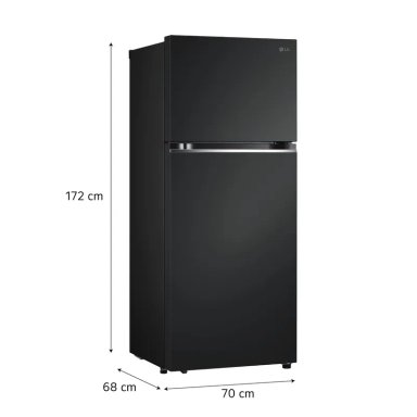 REFRIGERADORA VT37BPD 375L DOOR COOLING + TOP FREEZER NEGRO - 2