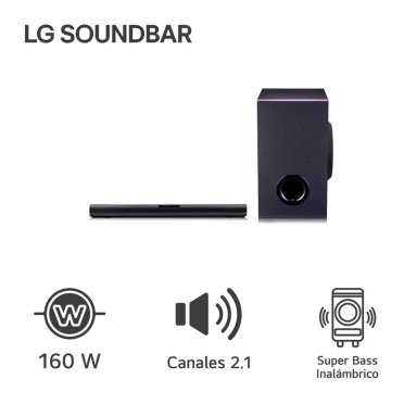 LG SOUNDBAR SQC1 160W BLUETOOTH SONIDO POTENTE