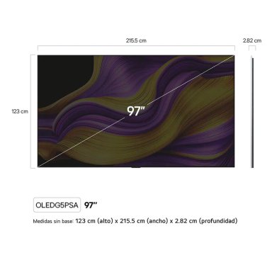 TELEVISOR 97' LG OLED EVO 4K THINQ AI OLED97G5PSA (2025) SMART TV - 3