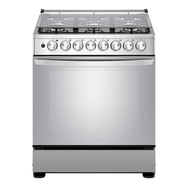 COCINA A GAS LRGZ5255S 6 HORNILLAS GRAN CAPACIDAD ACERO INOXIDABLE LG - 3