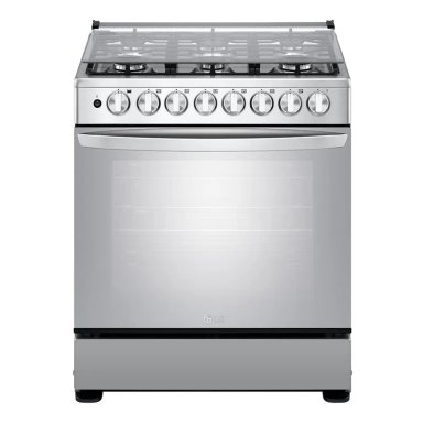 COCINA A GAS LRGZ5255S 6 HORNILLAS GRAN CAPACIDAD ACERO INOXIDABLE LG - 4