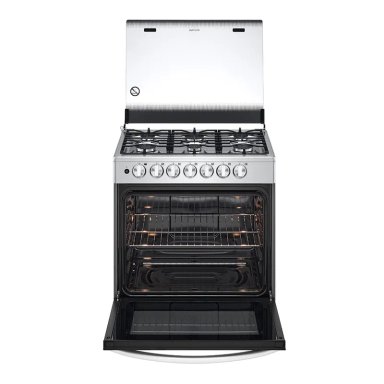 COCINA A GAS LRGZ5253S 6 HORNILLAS GRAN CAPACIDAD ACERO INOXIDABLE LG - 4
