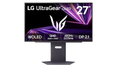 LG ULTRAGEAR™ MONITOR GAMING OLED DE 27 PULGADAS 480HZ QHD | 0,03MS (GTG), DP 2.1, DISPLAYHDR TRUE BLACK 400 27GX790A-B