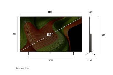 65' LG OLED AI B5 4K SMART TV 2025 OLED65B5PSA - 4