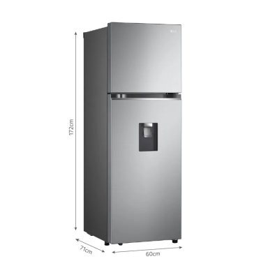 REFRIGERADORA GT33WPP 334L DOOR COOLING TOP MOUNT PLATEADA LG - 2