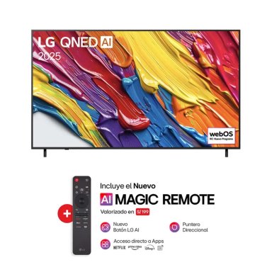 TELEVISOR LG 86' QNED 4K THINQ AI 86QNED82A SMART TV (2025)