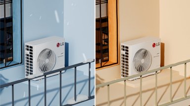AIRE ACONDICIONADO LG DUAL COOL CON IA, INVERTER Y ALTA EFICIENCIA VA122CT - 12,000 BTU - 7