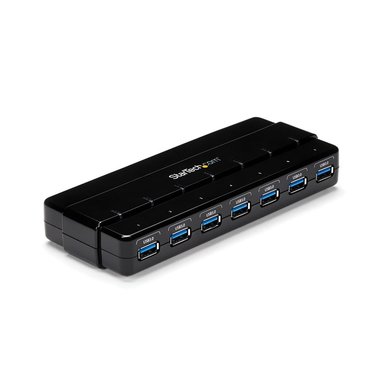CONCENTRADOR USB 3.0 STARTECH.COM 7 PUERTOS CON ADAPTADOR DE ALIMENTACIÓN - 1
