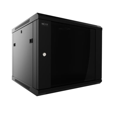 RACK ARMARIO NEXXT SOLUTIONS 6U INSTALABLE EN PARED CAPACIDAD NEGRA RAL 9005 - 1