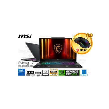 MSI CYBORG 17 - LAPTOP CORE I7, 16GB RAM, 512GB, 17.3' CON GEFORCE RTX 5060 - WINDOWS 11
