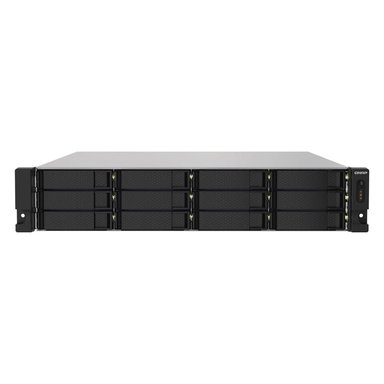 QNAP TS-1232PXU-RP NAS DE 12 BAHÍAS, ALMACENAMIENTO VELOZ Y AMPLIABLE PARA TU RED DOMÉSTICA O DE OFICINA - 1