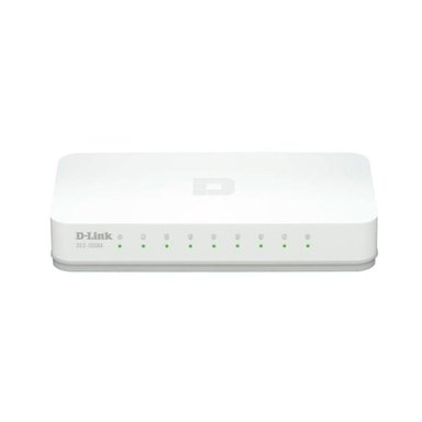 SWITCH D-LINK DES-1008A DE 8 PUERTOS 10/100MBPS PARA CONEXIÓN ESTABLE Y RÁPIDA EN REDES LOCALES - 1