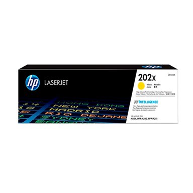 TONER HP CF502X 202X YELLOW 2.5K PÁGINAS