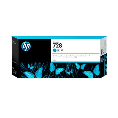 TINTA HP 728A 300ML CYAN