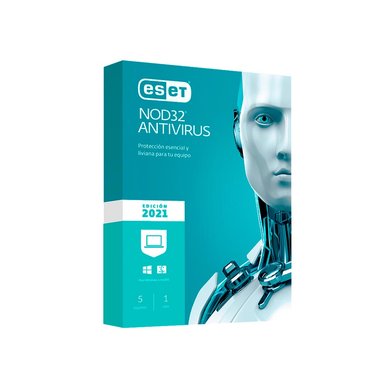 ESET NOD32 ANTIVIRUS - PROTECCIÓN TOTAL PARA 5 DISPOSITIVOS, SEGURIDAD EFECTIVA Y RÁPIDA - 1
