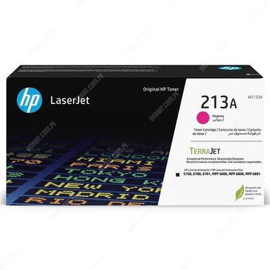 CARTUCHO DE TÓNER HP 213A MAGENTA ORIGINAL PARA IMPRESORAS LASERJET - ALTA CALIDAD Y RENDIMIENTO