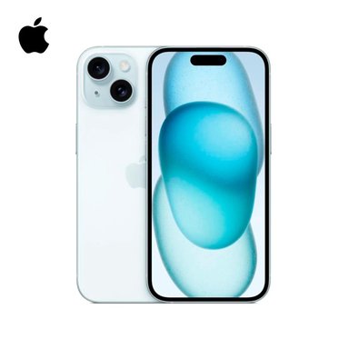 IPHONE 15 AZUL 128GB - PANTALLA OLED 6.1' 5G, A16 BIONIC, 48MP Y 12MP CÁMARA, 6GB RAM