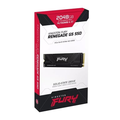 SSD M.2 PCIE 2TB FURY RENEGADE G5 - VELOCIDAD PCIE 5.0 PARA GAMING Y ALTO RENDIMIENTO - 1