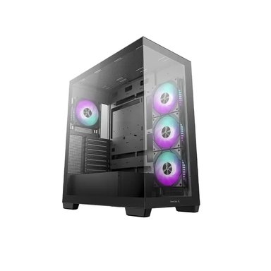 CASE DEEPCOOL GAMING CG580, PANEL DE VIDRIO TEMPLADO, SIN FUENTE, COLOR NEGRO, DISEÑO MODERNO - 1