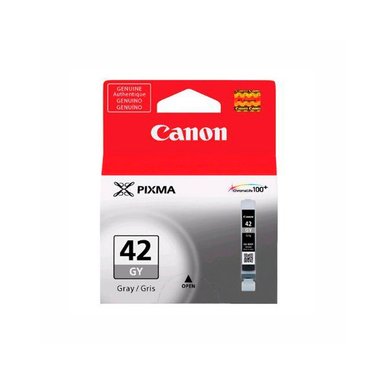 TINTA CANON CLI-42GY GRIS PARA IMPRESORA PRO-100, IDEAL PARA FOTOS DE ALTA CALIDAD Y DURABILIDAD