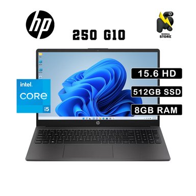 LAPTOP HP 250 G10 / INTEL CORE I5-1335U /16GB RAM /512GB SSD/15.6' HD