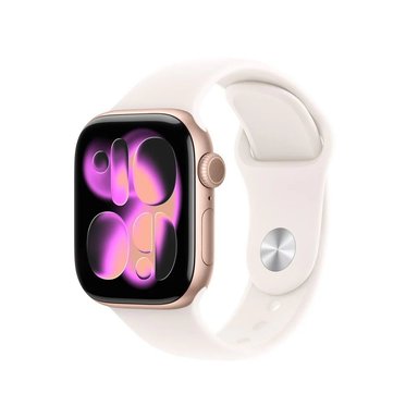 APPLE WATCH SERIES 11 42MM GPS GOLD ROSE SPORT BAND S/M LIGHT BLUSH
