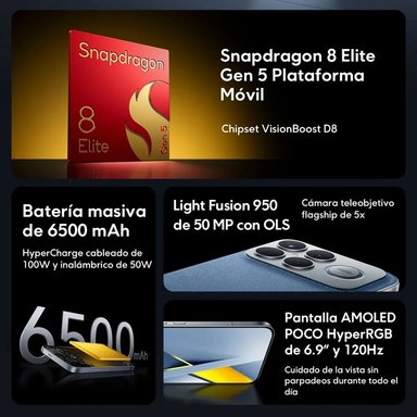 POCO F8 ULTRA 16GB RAM 512GB ROM NEGRO + MICA HIDROGEL - REGISTRADO - 2