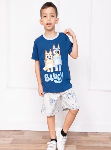 PIJAMA BLUEY NIÑO - JERSEY 100% ALGODON
