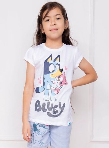 POLO BLUEY NIÑA MC - JERSEY 100% ALGODON