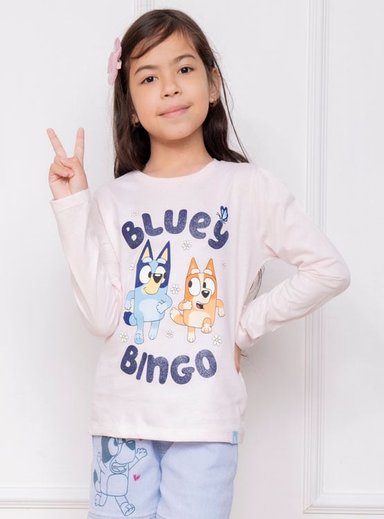 POLO BLUEY NIÑA ML - JERSEY 100% ALGODON